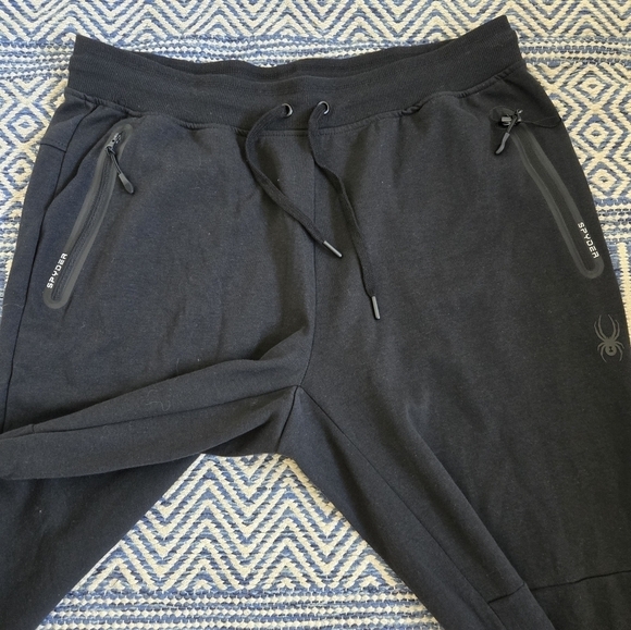 Spyder Active Pro Jogger ProW=B Tapper Leg Black Sweatpants Size XL NWT - Picture 11 of 16